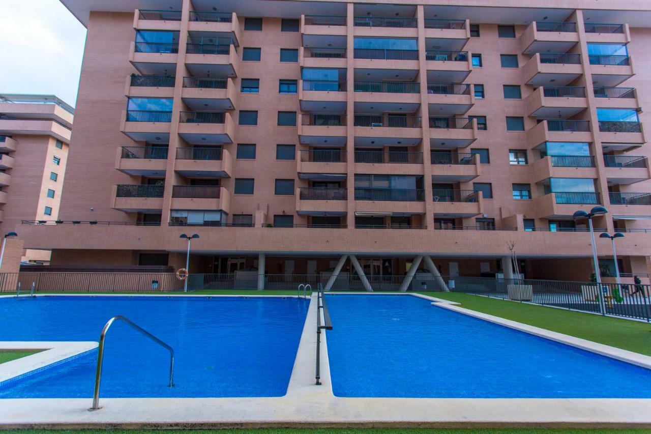 Apartment On The Beach,Pool,Wifi,Garage,Valência Exterior foto